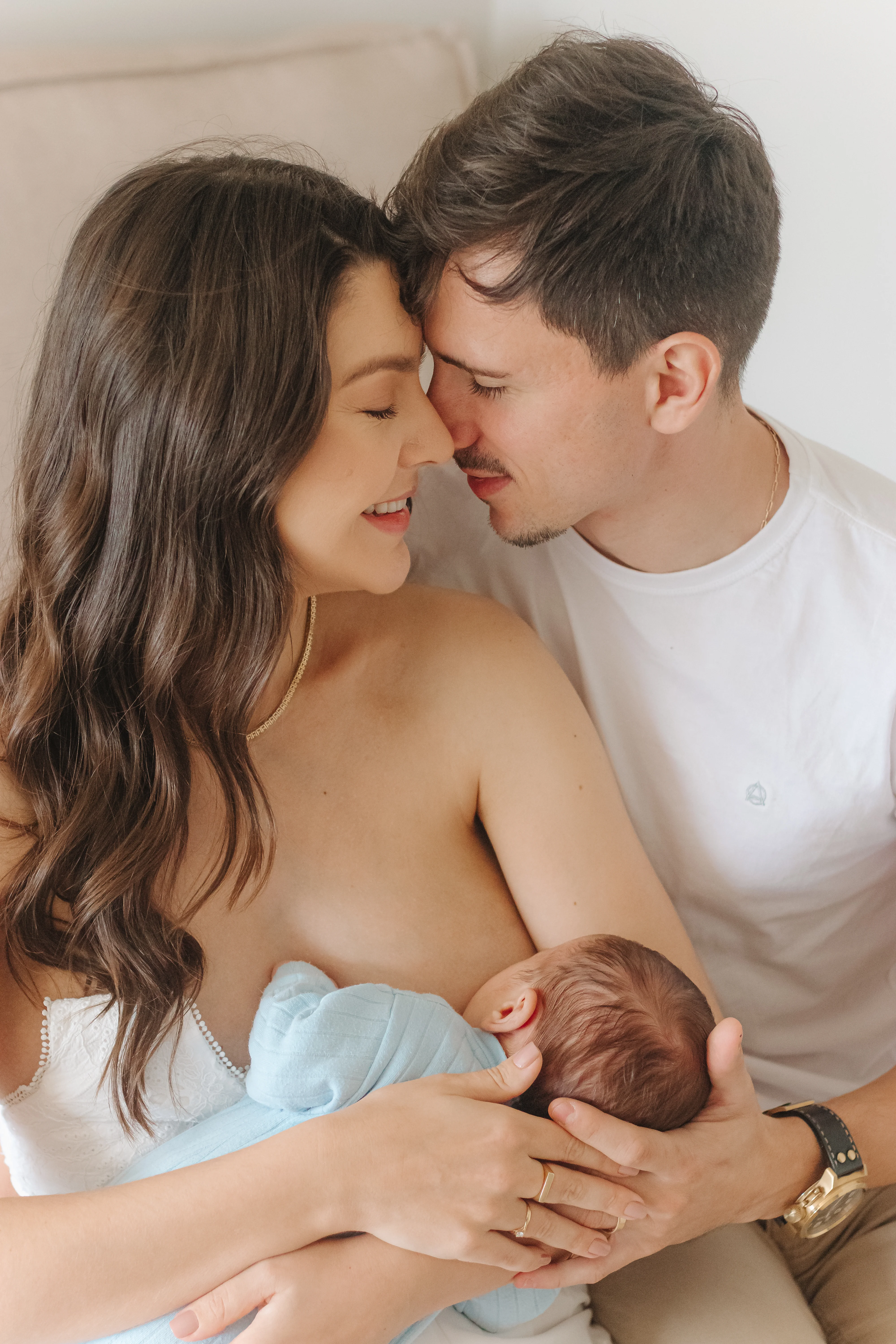 Família com newborn