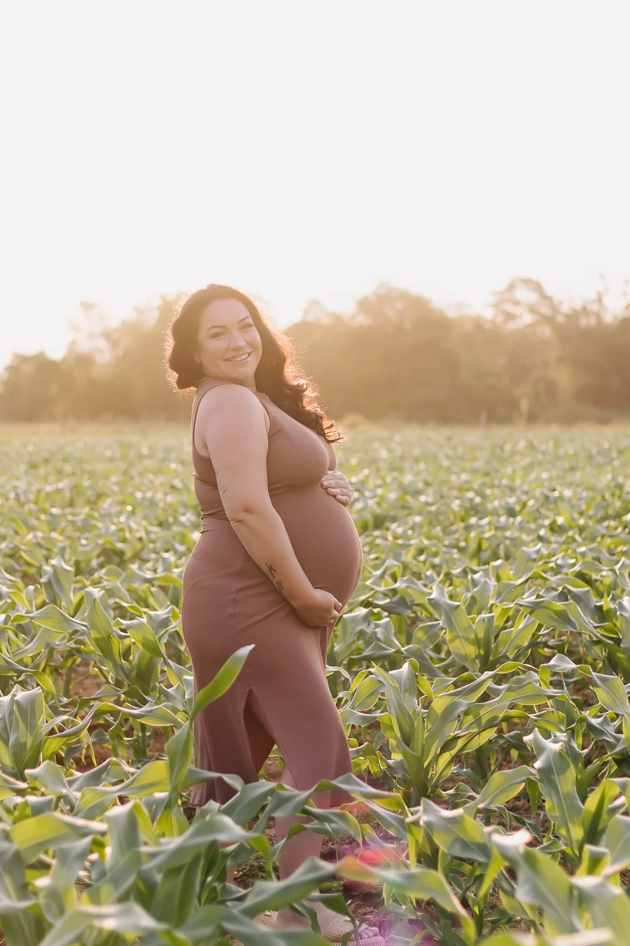 Casal gestante em casa